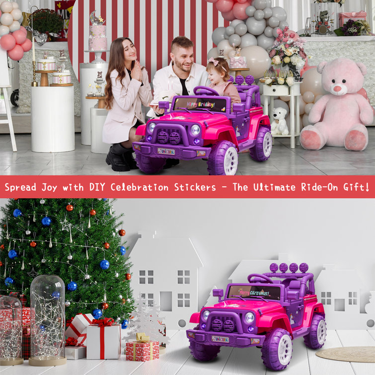 12 volt deals pink car